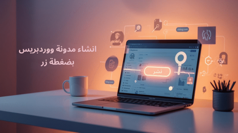 انشاء مدونة ووردبريس