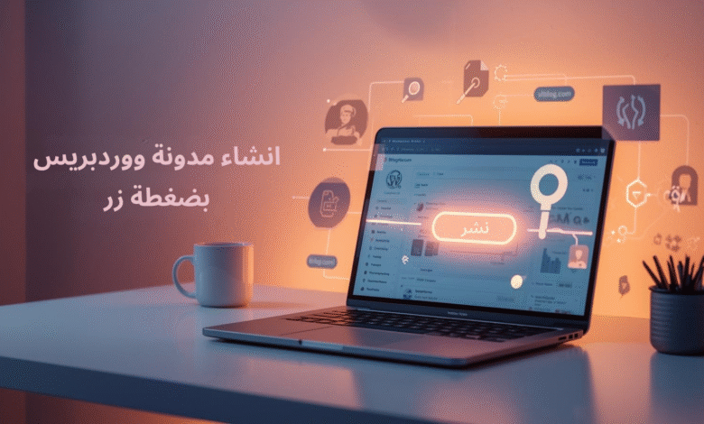 انشاء مدونة ووردبريس
